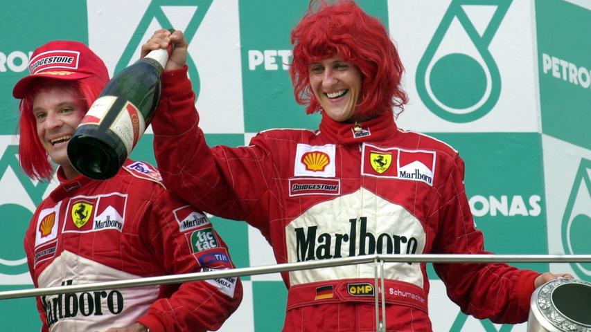 Ein Jahr danach war es allerdings endlich soweit: In der Saison 2000 wurde er erstmals mit Ferrari Weltmeister.