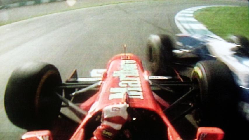 Neben triumphalen Siegen wurde aber auch der "Schummel-Schumi" zu einem häufig gehörten Begriff. Immer wieder fiel Schumacher durch Aktionen auf, die bestenfalls noch als grenzwertig zu bezeichnen waren. Im Saisonfinale 1997 in Jerez beispielsweise versuchte Schumacher, seinen Konkurrenten Jaques Villeneuve von der Strecke zu rammen. Wären beide ausgeschieden, wäre Schumacher mit einem Punkt Vorsprung vor Villeneuve zum ersten Mal im Ferrari Weltmeister geworden. Doch nur der Ferrari landete im Kiesbett, Villeneuve dagegen konnte weiterfahren und wurde Weltmeister. Schumacher wurden danach sämtliche WM-Punkte des Jahres aberkannt.