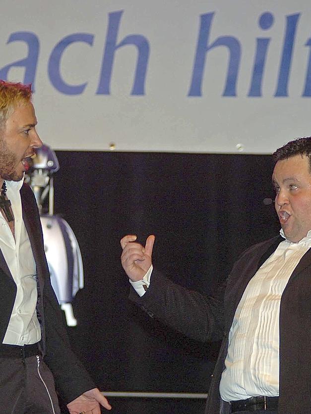 Mit einem Duett brillierten Tenor Alexander Herzog (re.) und Marcel Schneider (li.). Mit einem Duett brillierten Tenor Alexander Herzog (re.) und Marcel Schneider (li.).