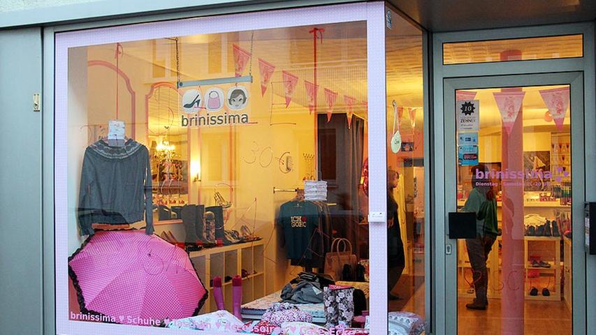 "brinissima" - das ist ein rosa glitzerndes Mädchenparadies in der Neuen Gasse 26 in der Nähe der Insel Schütt/Hauptmarkt.