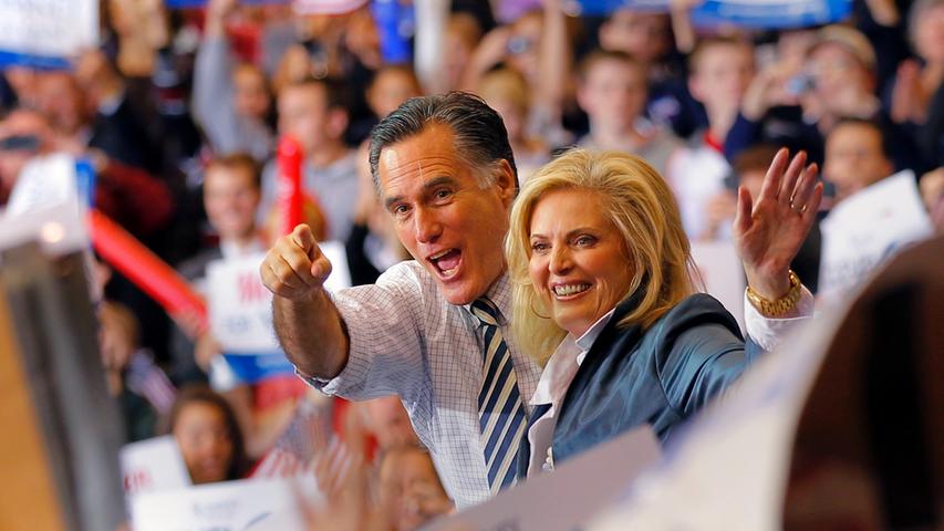 Ein weiterer wichtiger Faktor: Die First Lady. Ann Romney hat vor allem eine Aufgabe: Die menschliche Seite ihres Ehegatten Mitt herausstellen.