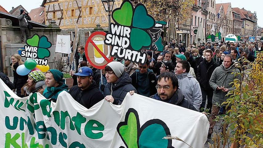 "Wir sind Fürth": Demonstration für eine lebendige Stadt