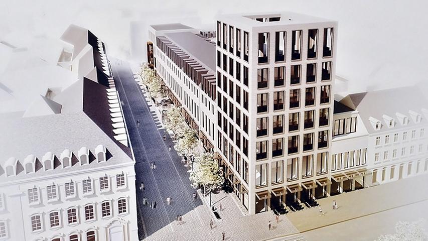 Mit diesem Entwurf gewann das Leipziger Büro Weis & Volkmann den Architekten-Workshop in diesem Jahr, wobei die Jury Nachbesserungen verlangte und vor allem den Turm zu hoch fand.  Bei der Bevölkerung stieß diese Darstellung auf heftige Kritik.