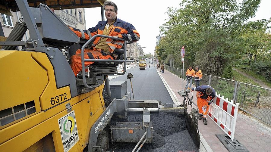Fürth bekommt den ersten Flüsterasphalt Fürth bekommt den ersten Flüsterasphalt