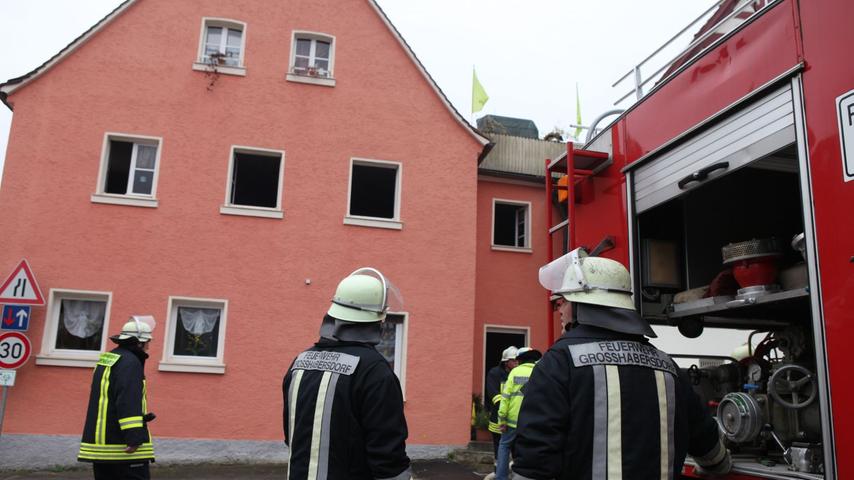 Feuerwehr-Einsatz in Großhabersdorf