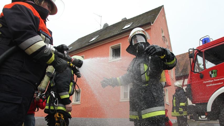 Feuerwehr-Einsatz in Großhabersdorf
