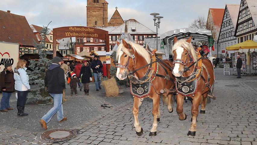 Tradition mit vielen Extras auf Schwabachs Weihnachtsmarkt