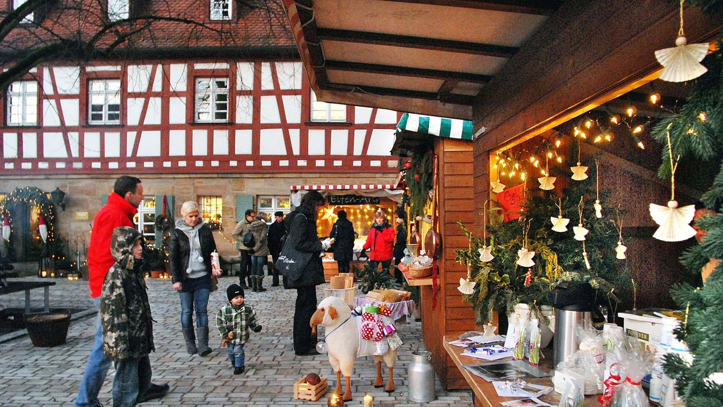 Unbeschwerte Weihnachtsmarktzeiten 2012 in Neunkirchen. 

