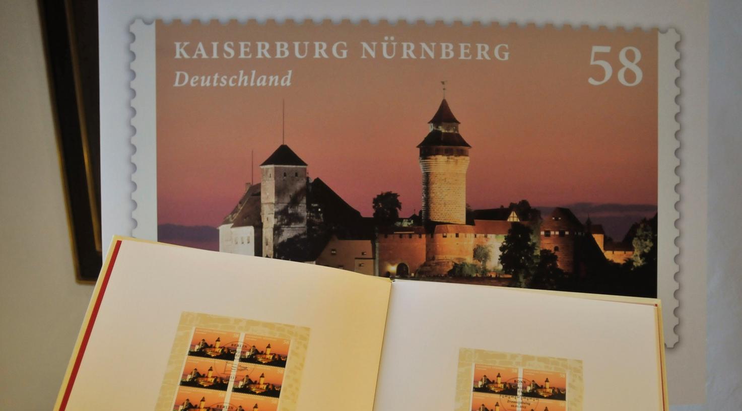 Nürnberger Kaiserburg schmückt 58-Cent-Briefmarke
