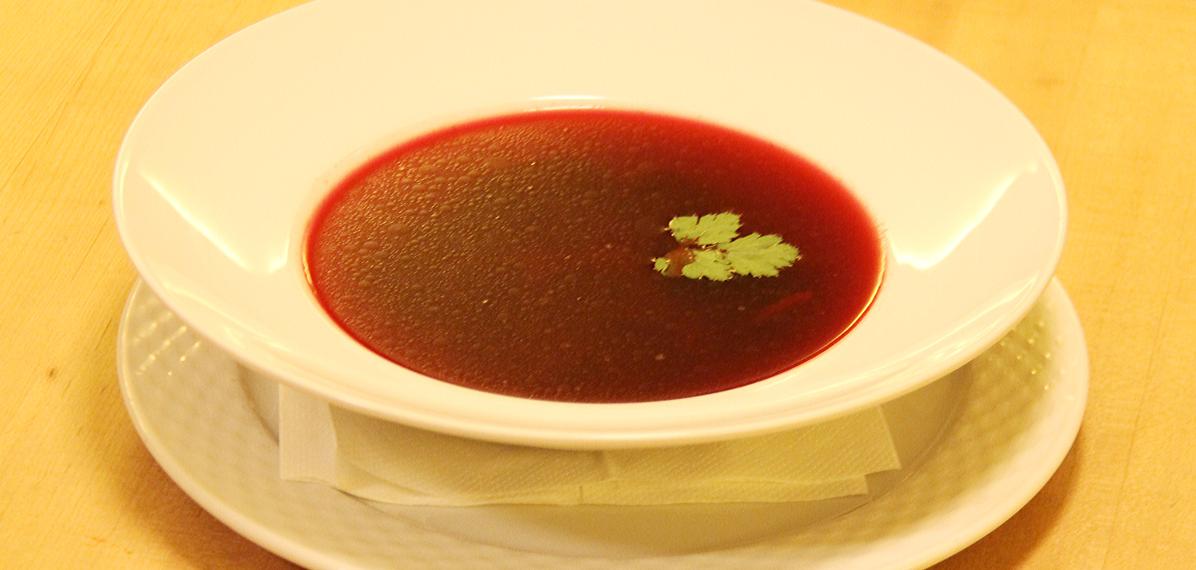 Rezept für polnische Rote Bete Suppe