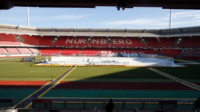 DEL Winter Game: Das Stadion Nürnberg rüstet sich