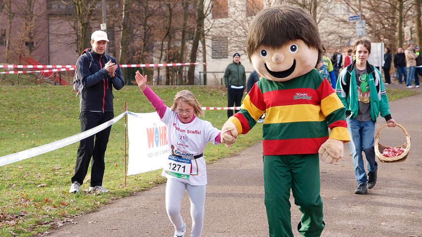 Bemerkenswert war auch ihr Auftritt: Franziska, die schon beim Metropolmarathon mitgelaufen ist, hat 2012 auch sportlich bestens ausklingen lassen.