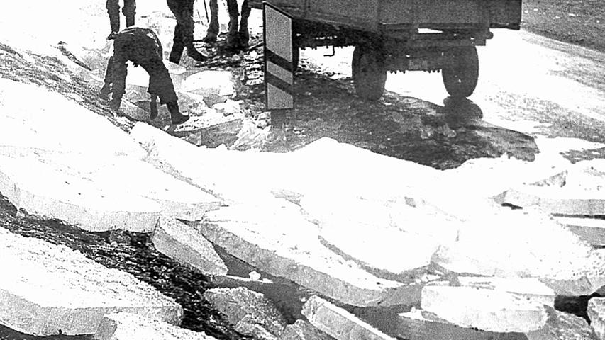 Grimmige Kälte und starke Männer sorgten für volle Eiskeller