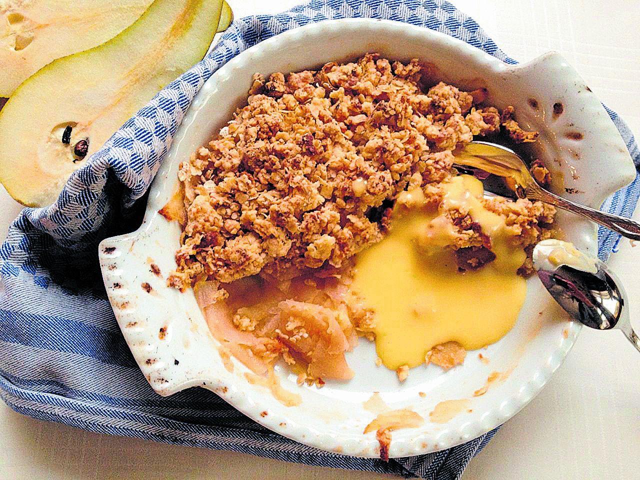Apfel-Birnen-Crumble