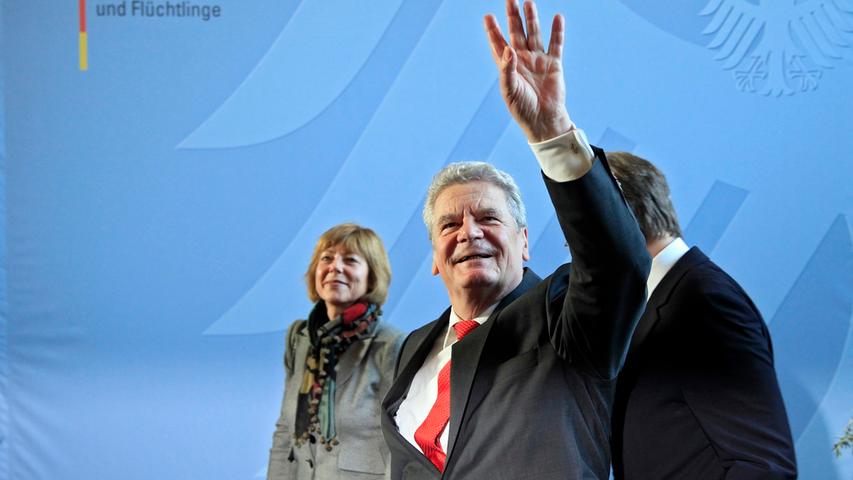 Bundespräsident Joachim Gauck besuchte am Dienstag mit seiner Lebensgefährtin Daniela Schadt Nürnberg. Den ganzen Tag ging es dabei um die Themenfelder Arbeitsmarkt und Integration.