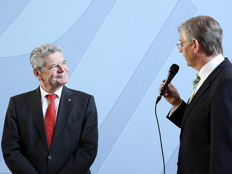 Bundespr&auml;sident Joachim Gauck in N&uuml;rnberg.
