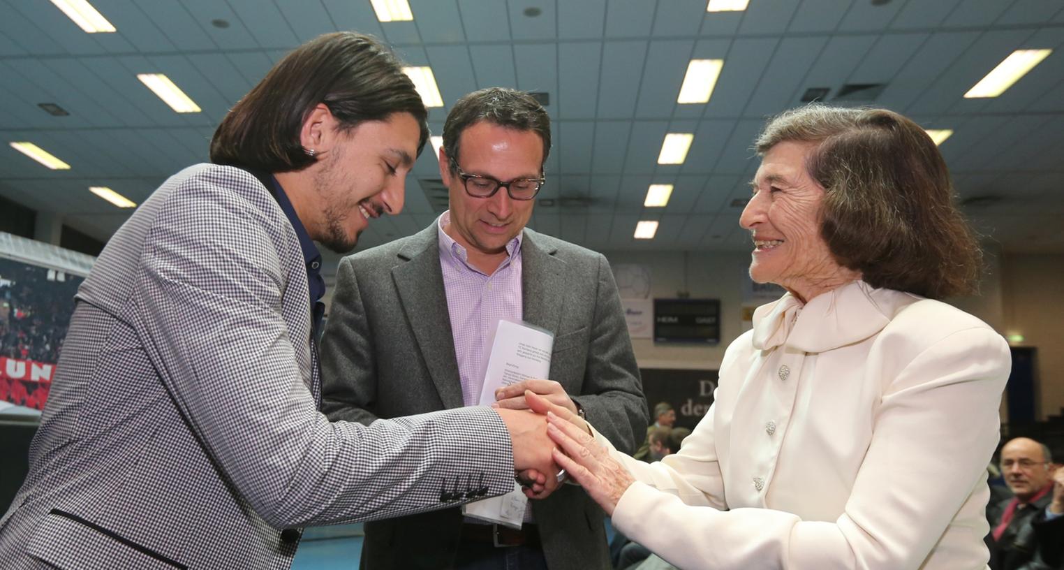 Sie trugen ihren Teil zu einem gelungenen Abend bei: Evelyn Konrad,Martin Bader, Almog Cohen.