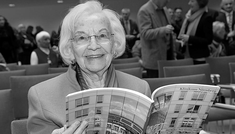Friedl Schöller ist kurz vor ihrem 90. Geburtstag gestorben (Archivbild).