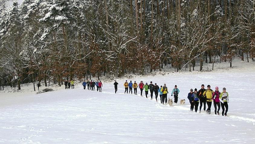 Zum Training 56 Kilometer durch den Schnee Zum Training 56 Kilometer durch den Schnee