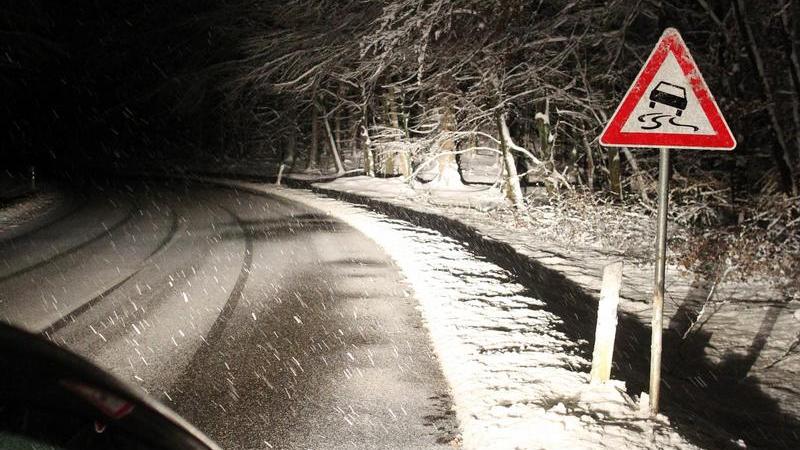 Oberpfalz: Eisglätte verursachte rund 70 Unfälle