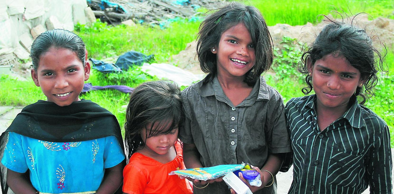 Hilfe für arme Kinder in Indien und Kenia
