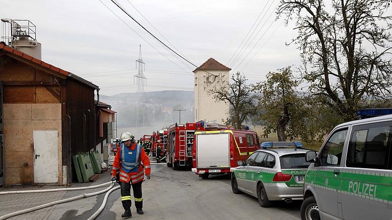 Bildergalerie: Großbrand in Elsenberg bei Forchheim