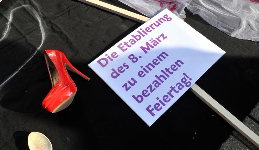 Aktionen zum Weltfrauentag in Nürnberg
