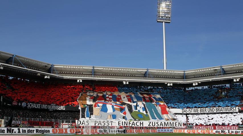 "Schalke und Nürnberg, das ist wie Bier und Bratwurst, das passt einfach zusammen", wussten die Nürnberger Fans schon im März 2013.