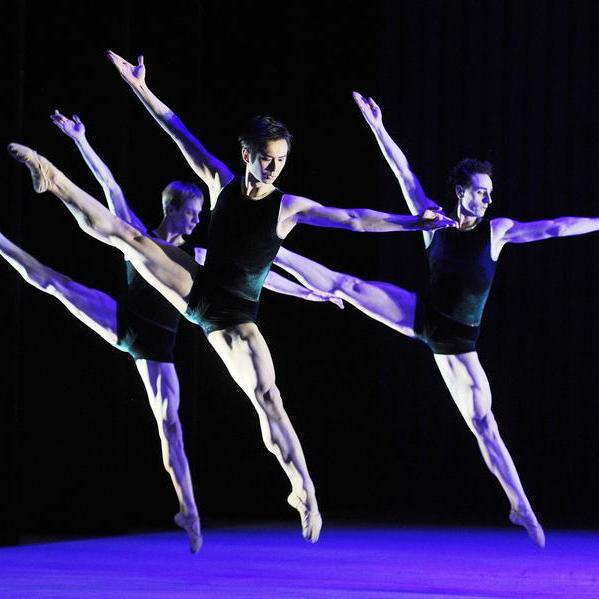 Mitglieder des Ballettensembles beim Badischen Staatstheater Karlsruhe tanzen «In den Winden des Nichts».