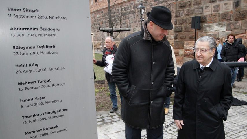 ...neben dem bayerischen Finanzminister Markus Söder unter den Gästen der Gedenkfeier.