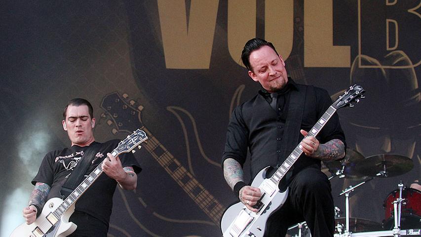 Platz 4: Volbeat. Nicht ganz so bekannt wie Motörhead oder Slayer ist die dänische Heavy-Metal-Band Volbeat. Bei Rock im Park spielten sie sich jedoch durch ihre Besuche in den drei aufeinander folgenden Jahren 2009, 2010 und 2011 in die Herzen der Fans.