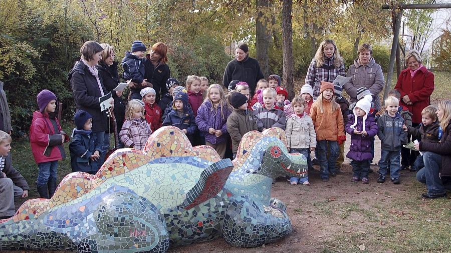 Drache hat seine Feuertaufe bestanden Drache hat seine Feuertaufe bestanden