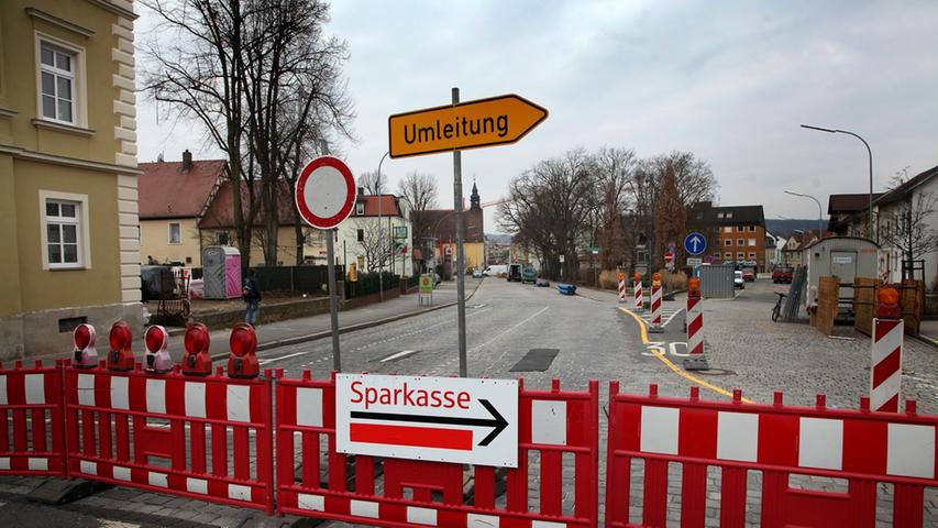 Baustellen in Forchheim: Ein Blick zurück ins Jahr 2013