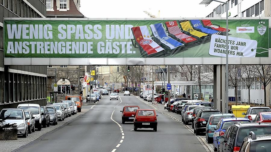 Werbeaktion der SpVgg polarisiert Werbeaktion der SpVgg polarisiert