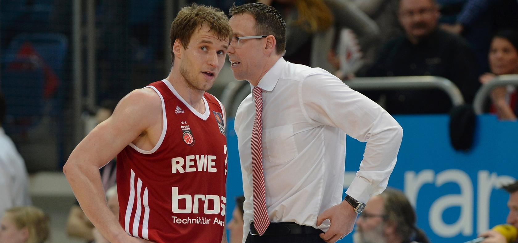 Anton Gavel und Chris Fleming wissen bereits aus ihrer gemeinsamer Bamberger Zeit, wie der Basketball-Hase läuft.