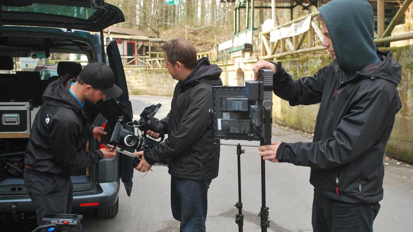 Filmkulisse Forchheim: Dreharbeiten für den Franken-Krimi 2013