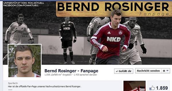 Bernd Rosinger: Fußballstar mit Mausklick-Fankurve