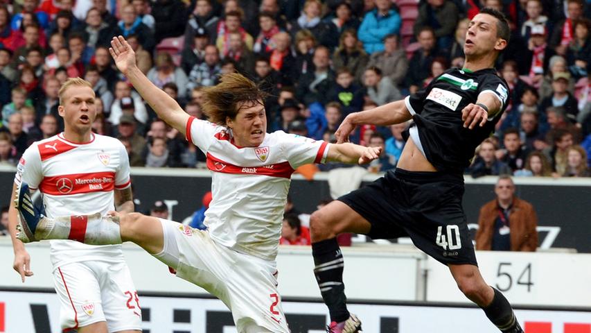 Nach dem 1:0 für die SpVgg Greuther Fürth wurde das Spiel intensiver und körperbetonter.