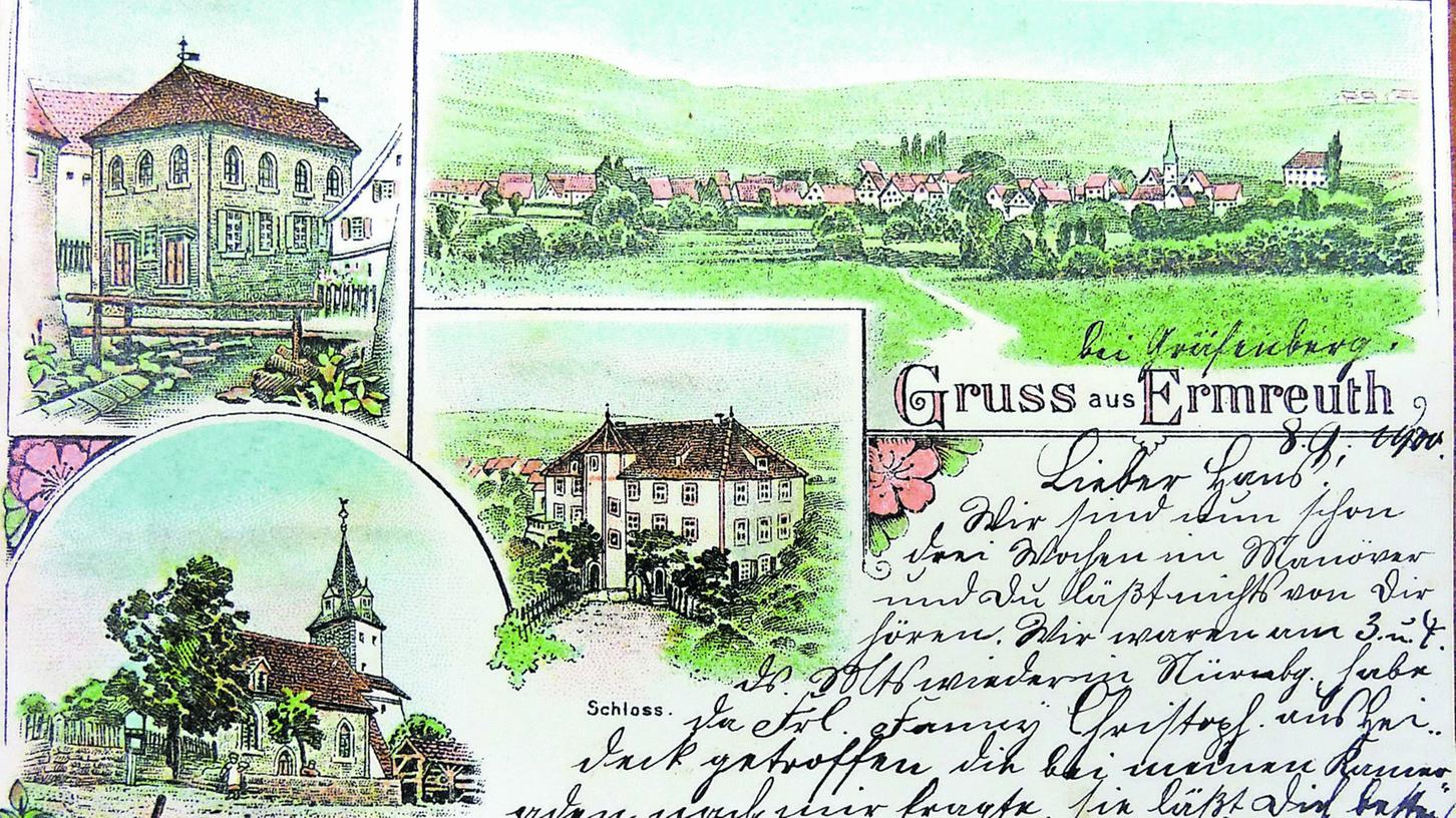 Wichtige Grüße aus Ermreuth vor 100 Jahren