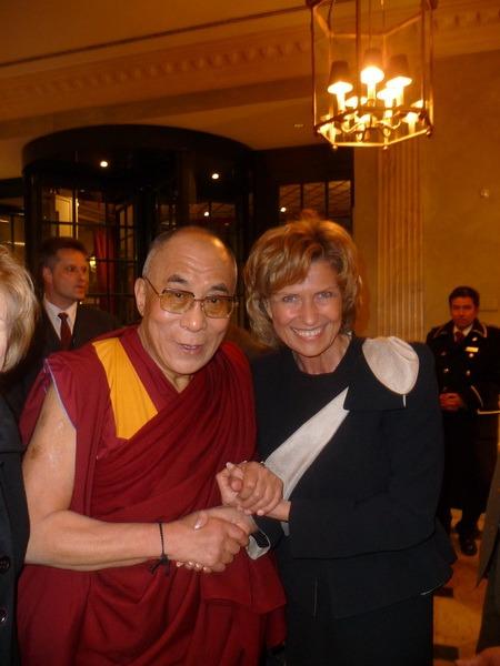 Sie traf sogar den Dalai Lama.