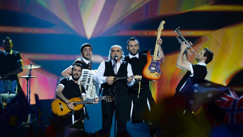 Mit ihrem Song "Alcohol is free" konnten sich Koza Mostra feat. Agathonas Iakovidis auf den sechsten Platz singen.