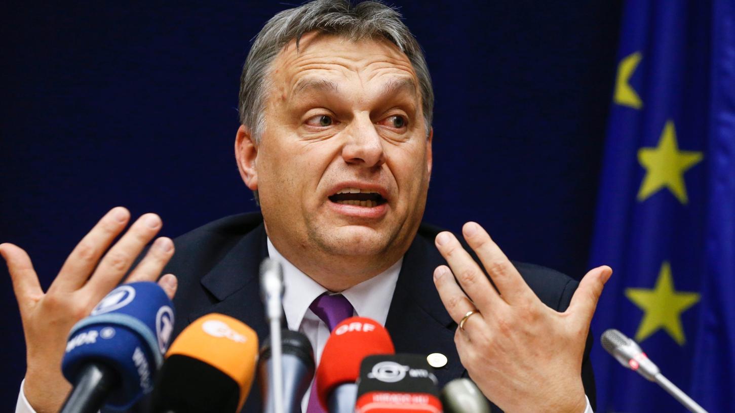 Der konservative ungarische Regierungschef Victor Orban sorgt mit fremdenfeindlichen Aussagen immer wieder für Empörung.