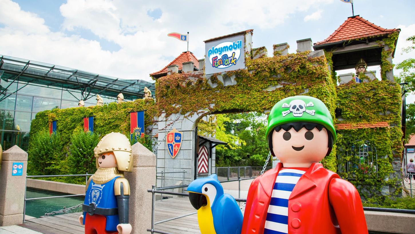Der Playmobil Funpark in Zirndorf ist beliebt - besonders im Sommer, wenn es warm ist.