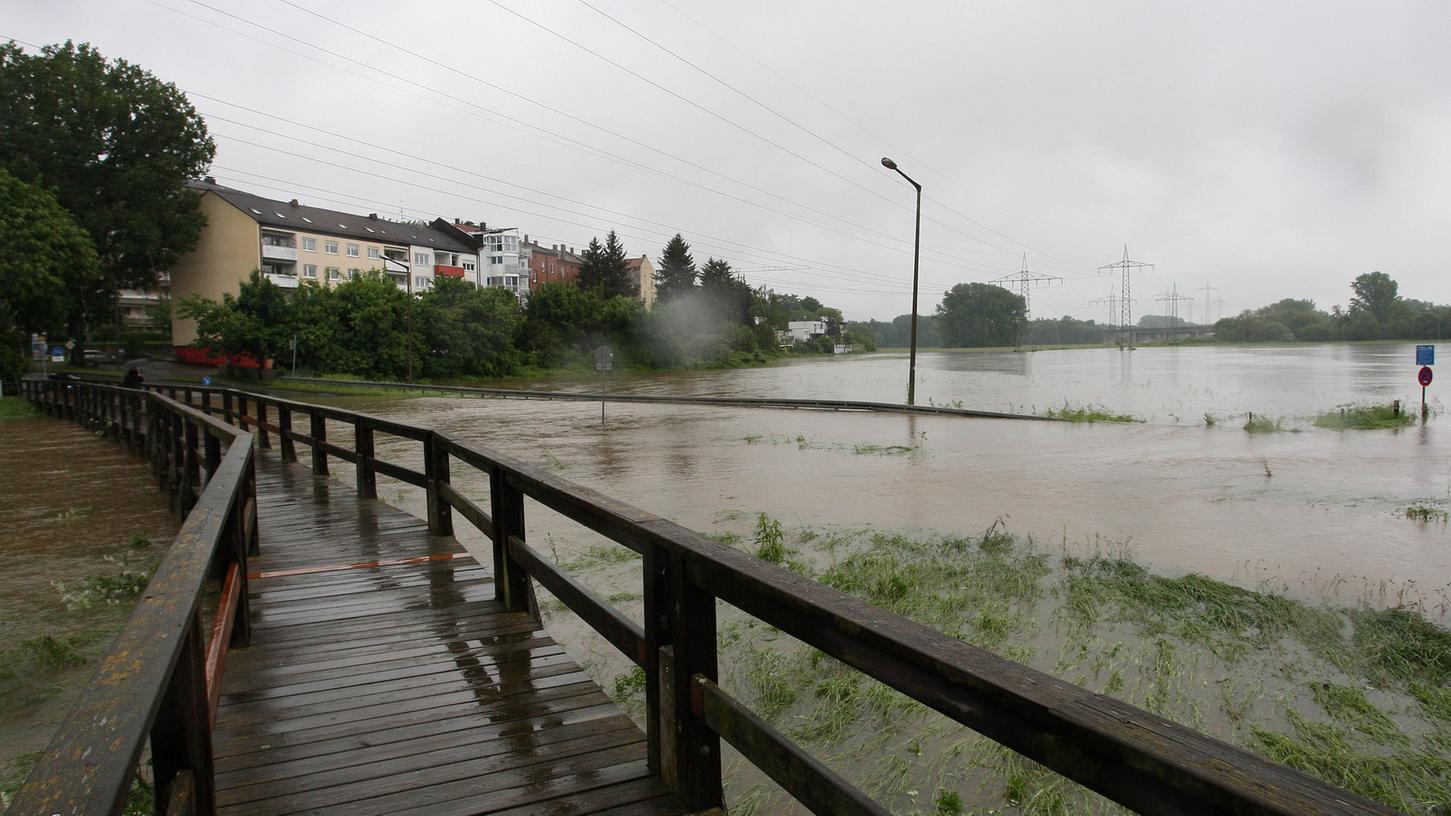 Hochwasser an der Fuchsstraße