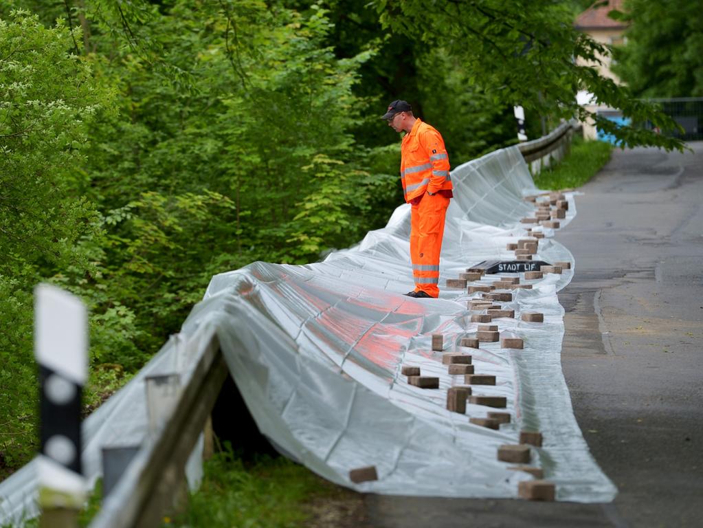 Hochwasser in der Region auf dem Rückzug