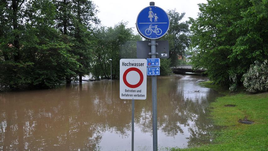 Das Straßenbild war vielerorts...