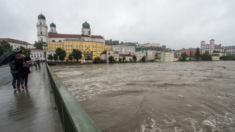 Auch der Inn, der bei Passau in die Donau mündet, verstärkt das Hochwasser.