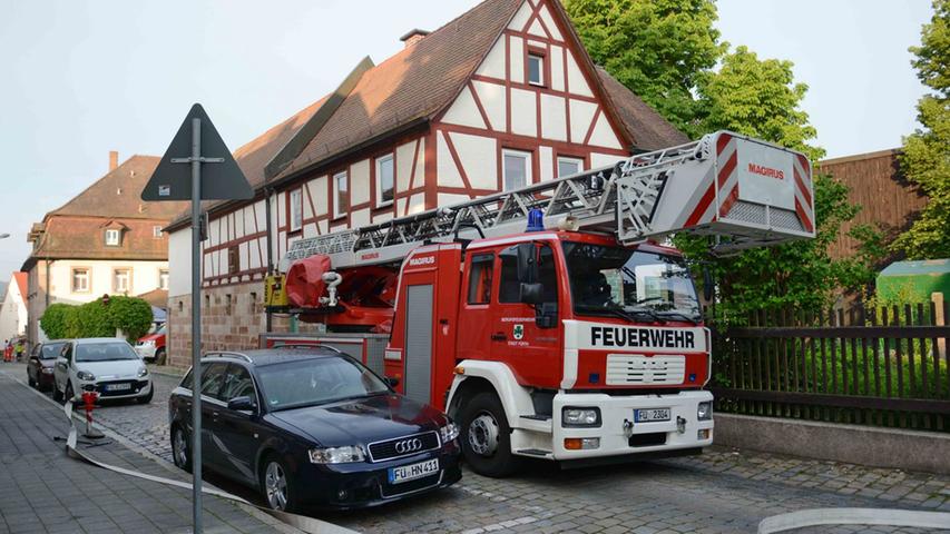 Alarm in Burgfarrnbach: Ein Nachbar verständigte am Sonntagmorgen die Feuerwehr, als er merkte, dass...