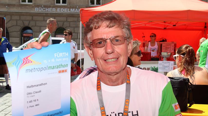 Drei- bis viermal pro Woche trainierte der 64-jährige Otto Claudi für den zweiten Platz in der Alterswertung 60 beim Halbmarathon.
