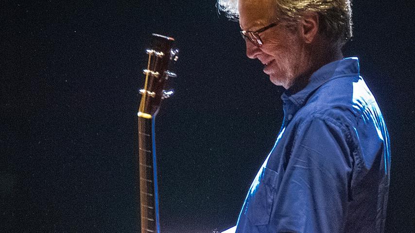 Fette Show, große Gesten, viele Worte — das alles ist nicht die Sache Eric Claptons.
